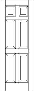 Classic 6 Raised Panel Interior Door