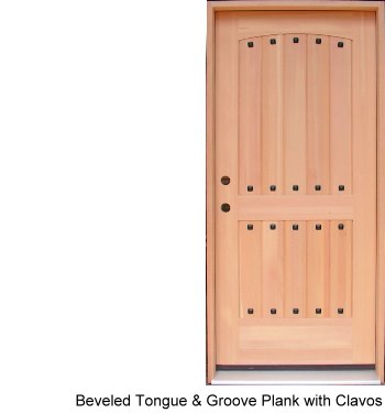 Bevel Tounge & Groove Plank Door