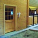 Raised Panel 9Lite Barn Door